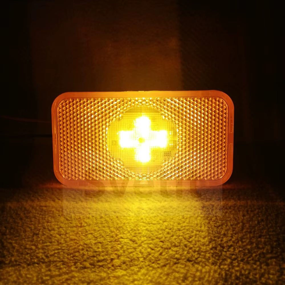 2Pcs for Volvo Truck LED Light for Volvo FH Side Pilot FM FL Side Position Light Amber 24V