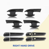 أطقم هيكل سيارة إيسوزو دي-ماكس دي إل 40 في-كروس 2024 و2025، أغطية مصابيح أمامية وخلفية سوداء غير لامعة، إكسسوارات خارجية للسيارات، قطع غيار سيارات 