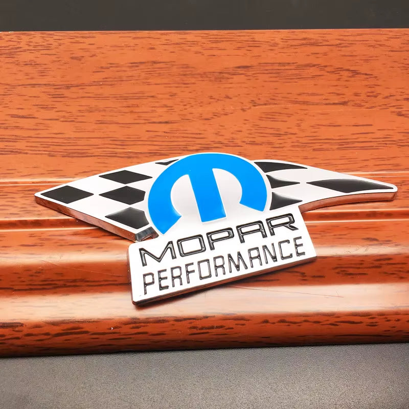 Car Styling 3D Metal Mopar Performance Logo Sticker Truck 1500 Ram Charger Chry Sler Car Decoration Accessories