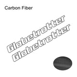 قطعتان من ملصقات Globetrotter الجانبية لنوافذ شاحنات فولفو FH HGV، ملصقات فينيل لتزيين الشاحنات الثقيلة والكبيرة، إكسسوارات تعديل السيارات 