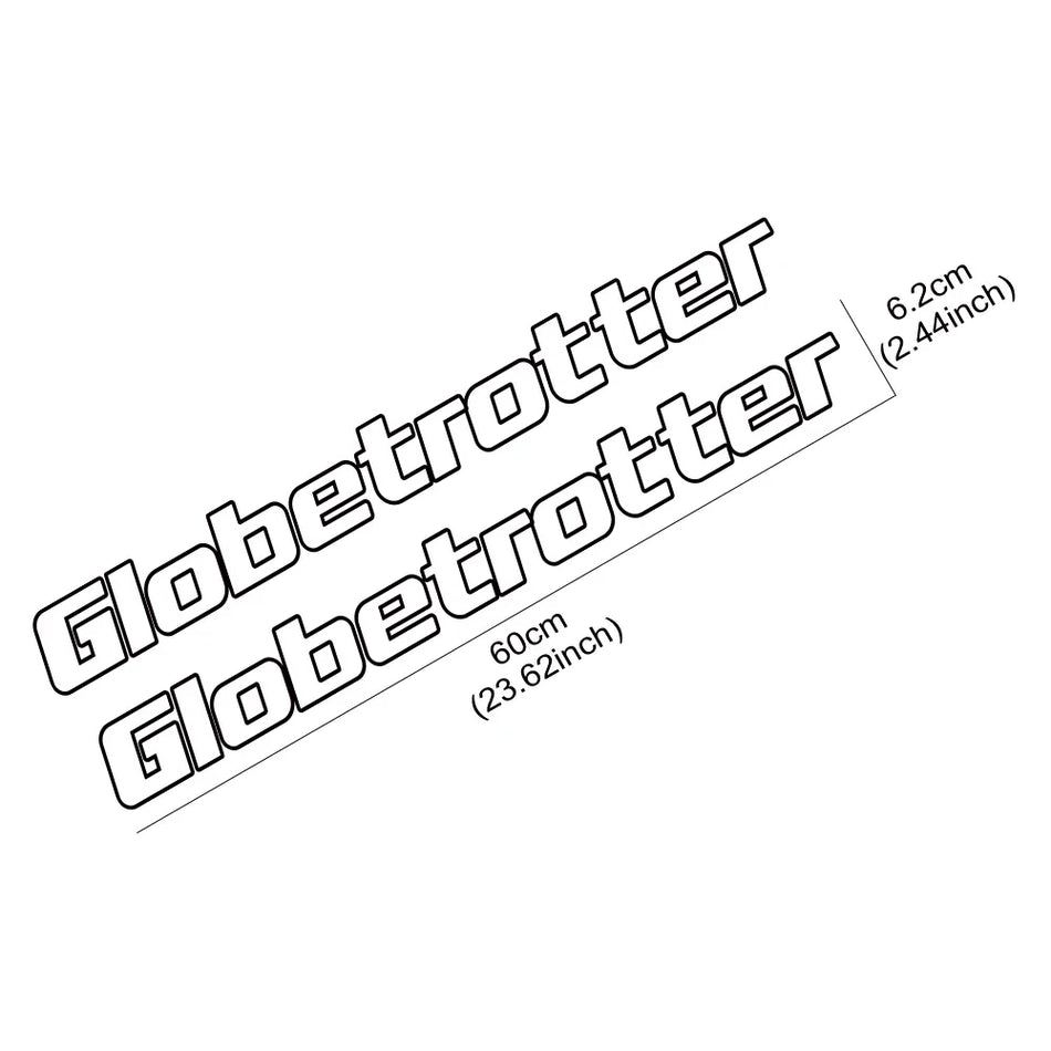 2Pcs Globetrotter Truck Side Window Car Stickers For Volvo FH HGV Vinyl Decor Decals Heavy Large Truck Auto Tuning Accessories