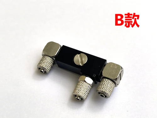 Aluminum Alloy CNC Hydraulic Cylinder Quick Connector for 1/14 Tamiya RC Truck Trailer Scania 770S Actros Volvo MAN LESU Parts