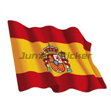 Spain Flag Sticker Helmet Wall Stickers Rooms Truck Stickers Truck Motorcycle Sticker Bike Accessories Car Decal Racing