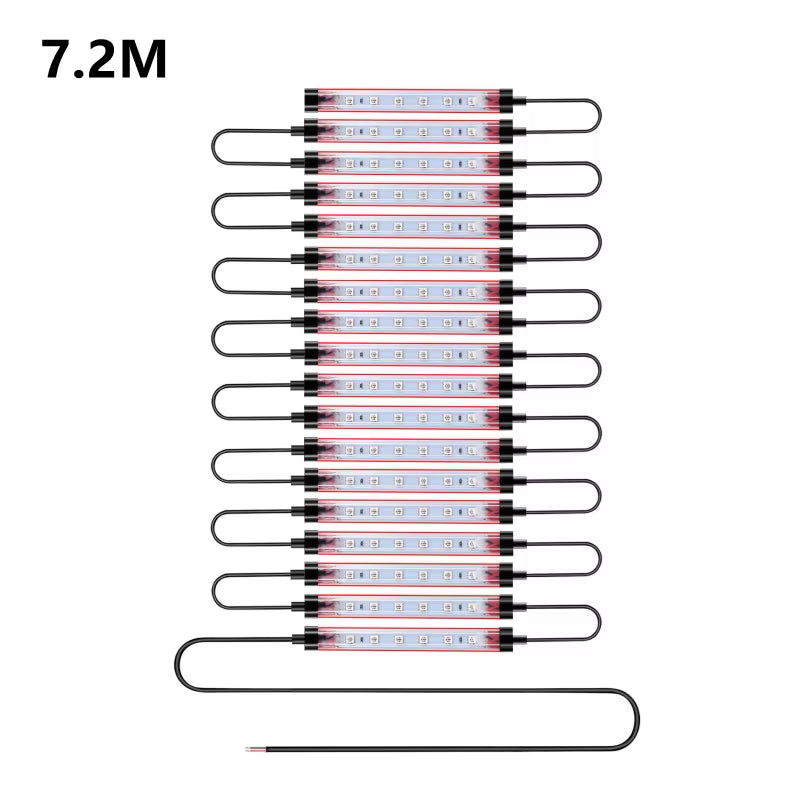 24V LED Flashing Truck Ambient Light Roof Bumper Door Lamp Trailer Lorry Caravan Accessories Decoration for Volvo Van Truck