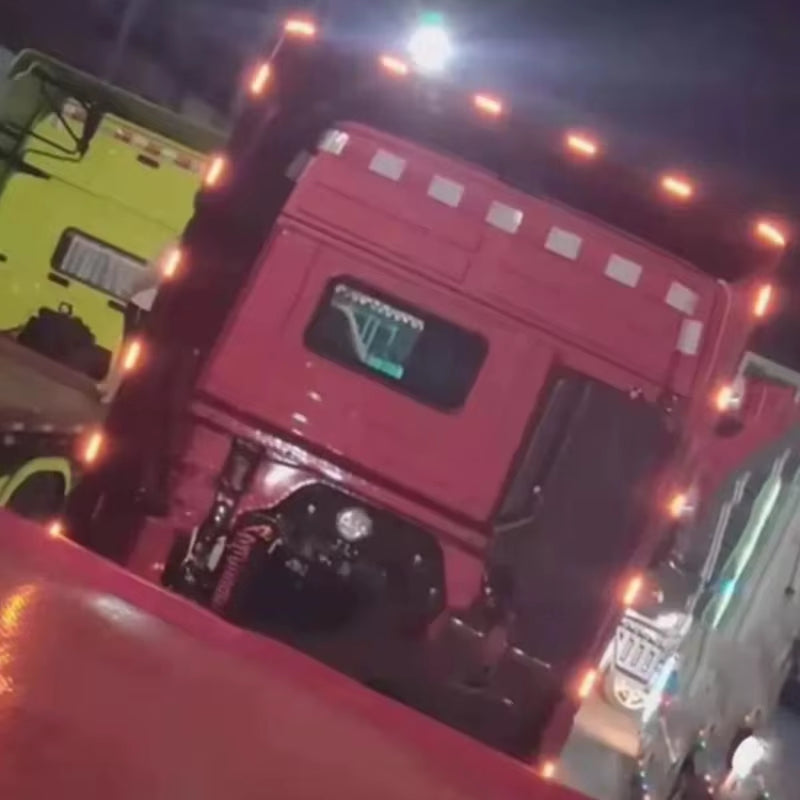 24V LED Flashing Truck Ambient Light Roof Bumper Door Lamp Trailer Lorry Caravan Accessories Decoration for Volvo Van Truck