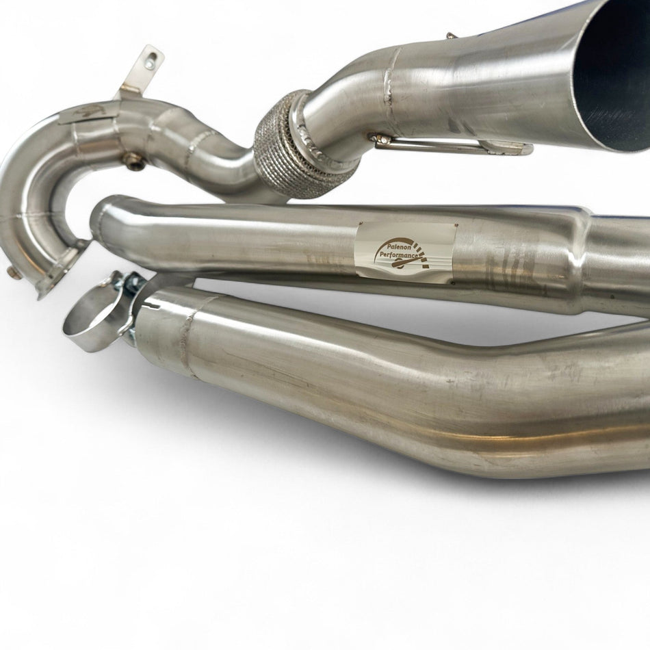 AWD Audi 8Y S3 Race Downpipe & VW MK8 Golf R Race Downpipe - Palenon Performance