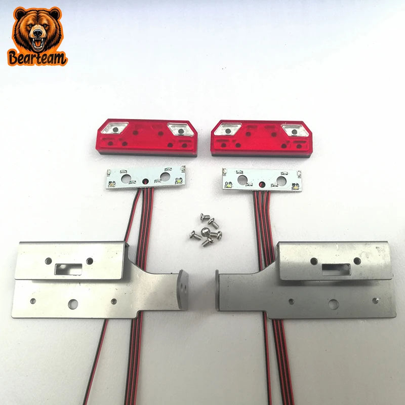 Simulation Taillight for 1/14 Tamiya RC Truck Car Scania VOLVO MAN Diy Parts