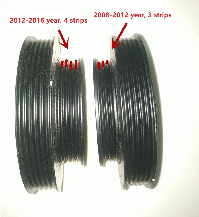 1pcs Crank pulley crankshaft plastic pulley for Chinese SAIC ROEWE 550 MG6 1.8T auto car motor parts LHG000010 high quality