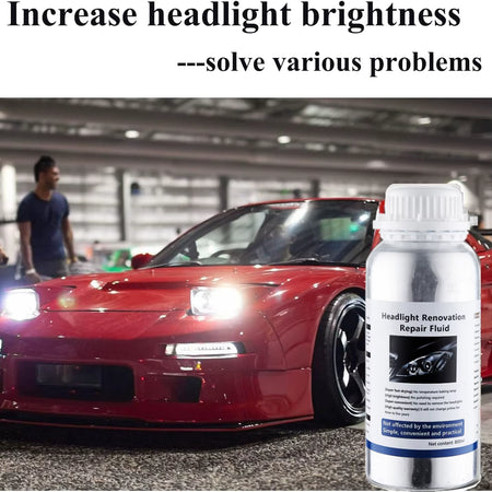 Car Headlight Repair Liquid Car Headlamp Renovation Restoration Cleaning Car Headlight Liquid Polymer Polish Auto Part Headlight