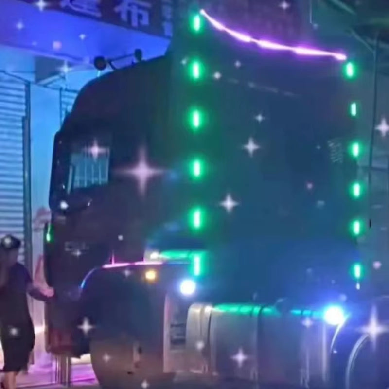 24V LED Flashing Truck Ambient Light Roof Bumper Door Lamp Trailer Lorry Caravan Accessories Decoration for Volvo Van Truck