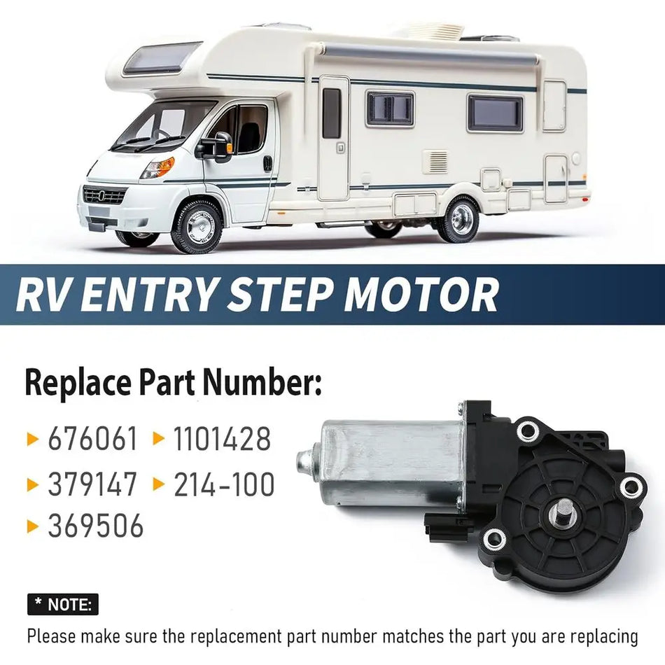 379160 RV Gear Box Linkage for A with 676061 Step Motor, Fits for kwikee Electric Steps 22 23 28A 30 32 33 34 35 36 38 & 40 Seri