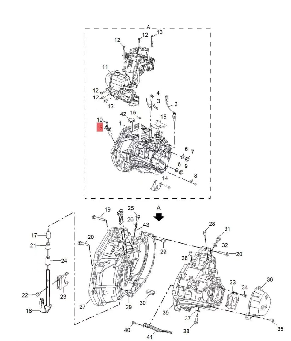 1pcs AMT transmission speed Sensor gearbox sensor for Chinese SAIC ROEWE MG3 Auto car motor parts 30021919